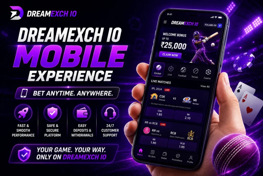 Dreamexch IO Mobile Experience
