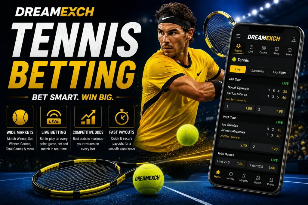 Tennis Betting on Dreamexch24