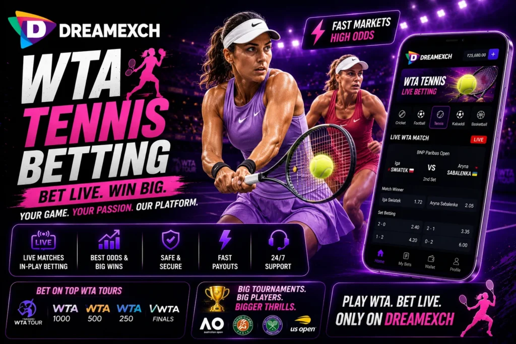 WTA Tennis Betting on Dreamexch
